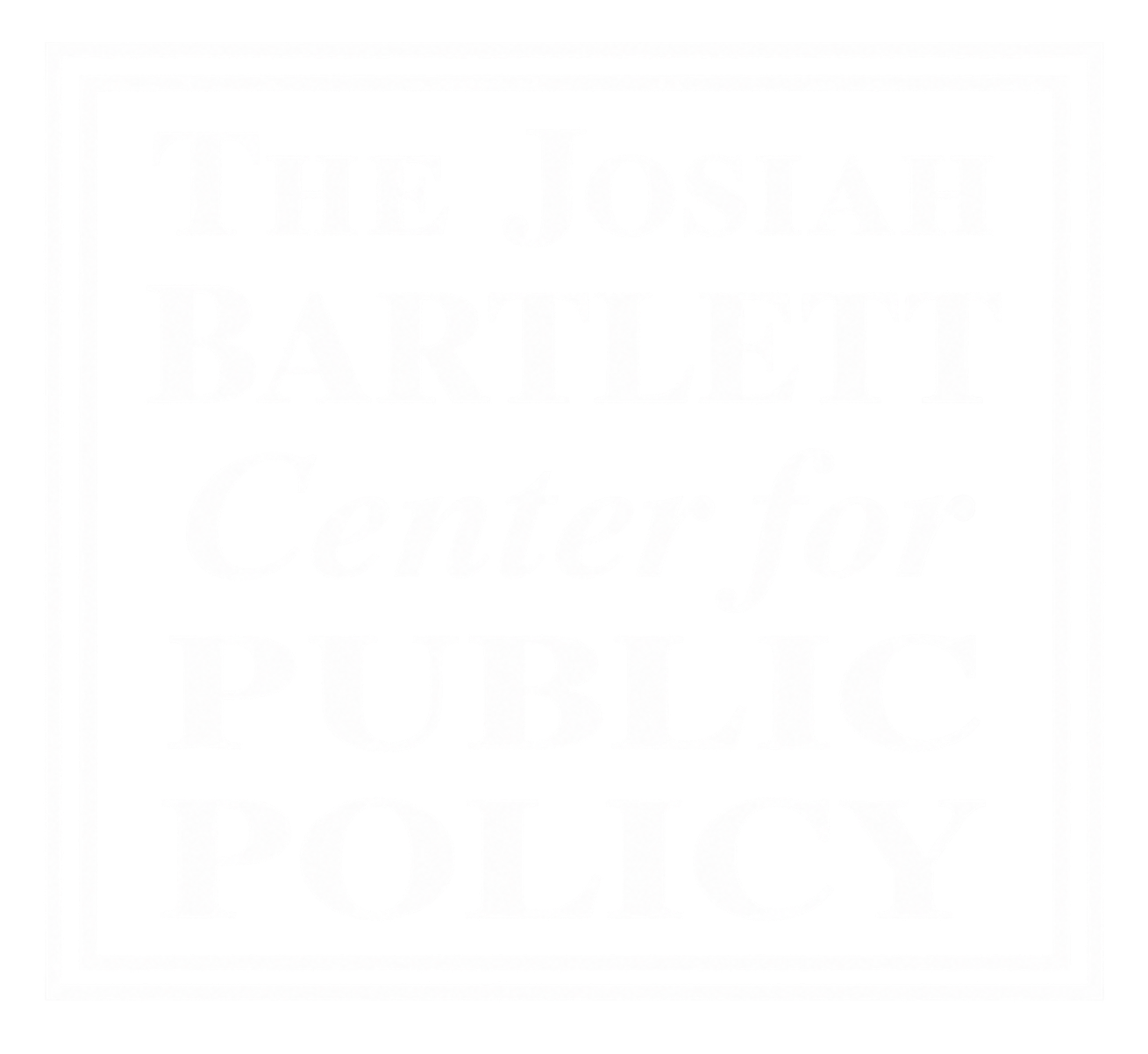 The Josiah Bartlett Center for Public Policy